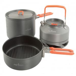 FOX Topfset 3-teilig Topf Pfanne Wasserkocher