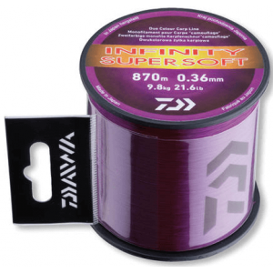 Żyłka Daiwa Infinity Super Soft Purple 0,31mm 1250m
