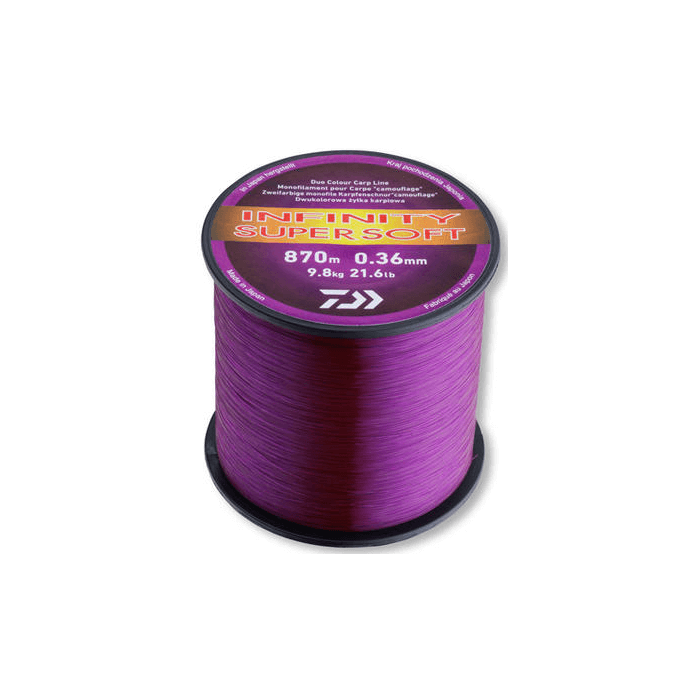 Żyłka Karpiowa Daiwa Infinity Super Soft Purple 0,27mm 1350m