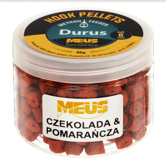 Pellet Haczykowy do Metody Meus Durus 8mm - Czekolada Pomarańcza