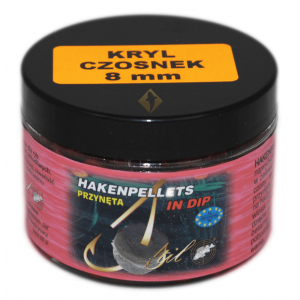 Hookable Pellet Stil in dip 8mm - Krill / Garlic