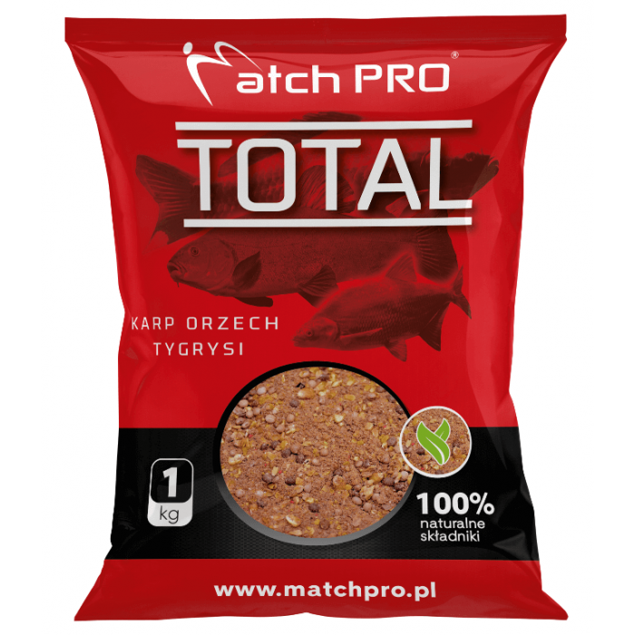 Rybářské krmítko MatchPro Total - Tygrí ořech 1kg