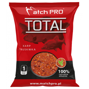 MatchPro Total Angelköder - Karpfen Erdbeere 1kg