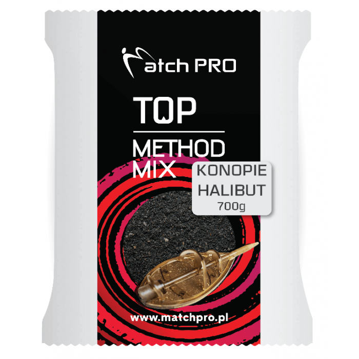 Rybářská návnada MatchPro Method Mix - Halibut Konopí 700g