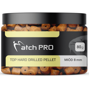 Pellet Haken mit Loch MatchPro 8mm - Honig