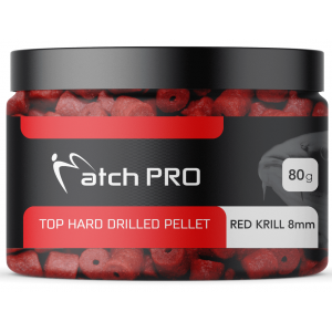 Pellet haczykowy z otworem MatchPro 8mm - Red Krill