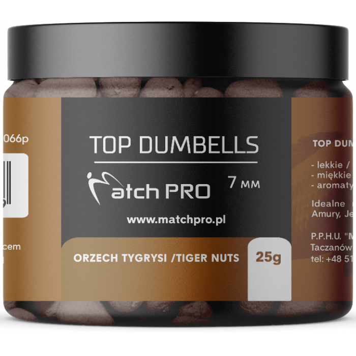 Dumbells MatchPro 7mm - Orzech Tygrysi Tiger Nuts