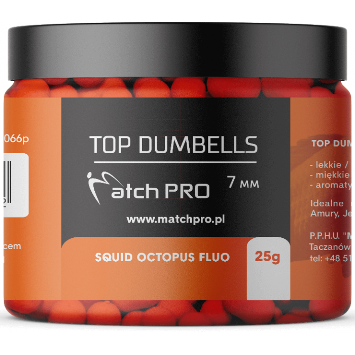 Dumbells POP UP MatchPro 7mm - Squid Octopus Fluo