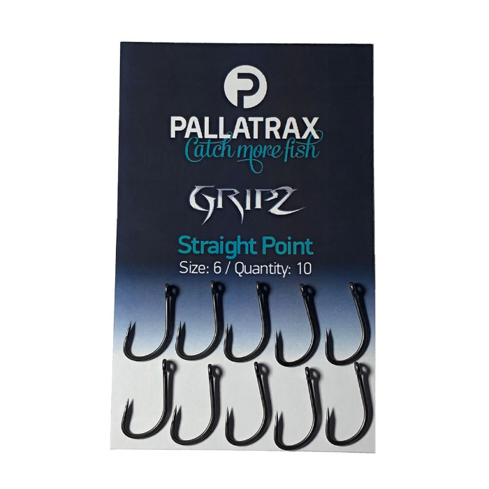 Karpové háčky Pallatrax GRIPZ Straight Point 8