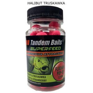 Kulki Haczykowe Mini Pop-Up Tandem Baits - 12mm Halibut Strawberry