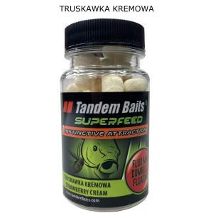 Dumbells fluo Pop-Up Tandem Baits 12mm - Jahodový krém