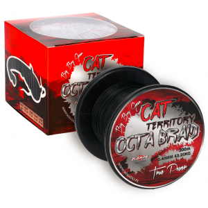 Sumcová šňůra Mikado Cat Territory Octa 0,50mm 300m