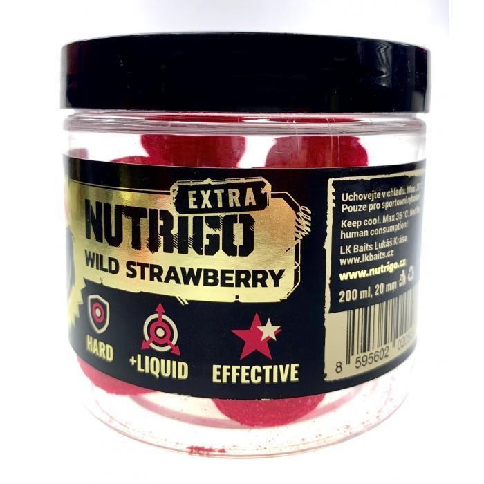 Kulki Haczykowe Lk Baits Nutrigo Extra - Wild Strawberry 20mm 200ml
