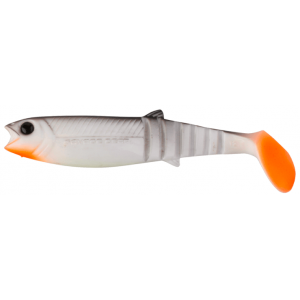 Savage Gear Gummifisch Cannibal 8cm - White Black