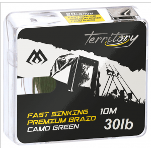 Geflochtene Schnur Mikado Fast Sinking 30lbs 10m Camo Green