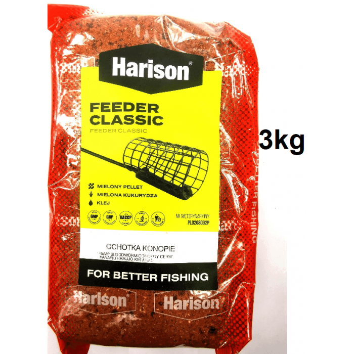 Zanęta wędkarska Harison Feeder Classic - Ochotka Konopia 3kg