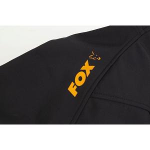 Kurtka wodoodporna FOX czarna XXL soft shell