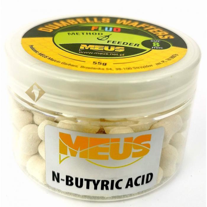 Przynęta Meus Dumbells Fluo Wafters 8mm N-Butyric Acid