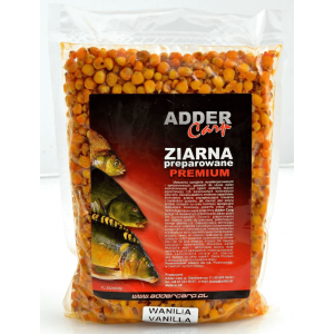 Gotová Kukuřičná Návnada Adder Carp Premium - Vanilka 1kg