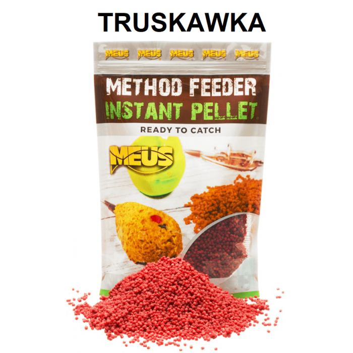 Gotowy Pellet Meus do Method Feeder 2mm - Truskawka 700g