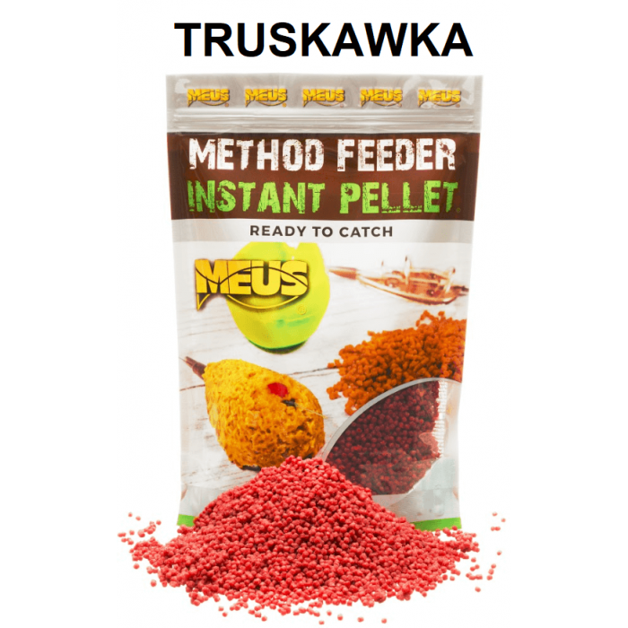 Hotový pelet Meus pro Method Feeder 2mm - Jahoda 700g