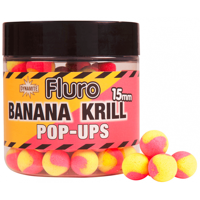 Dynamite Baits Pop-Up Hookbaits - Krill Banana 15mm