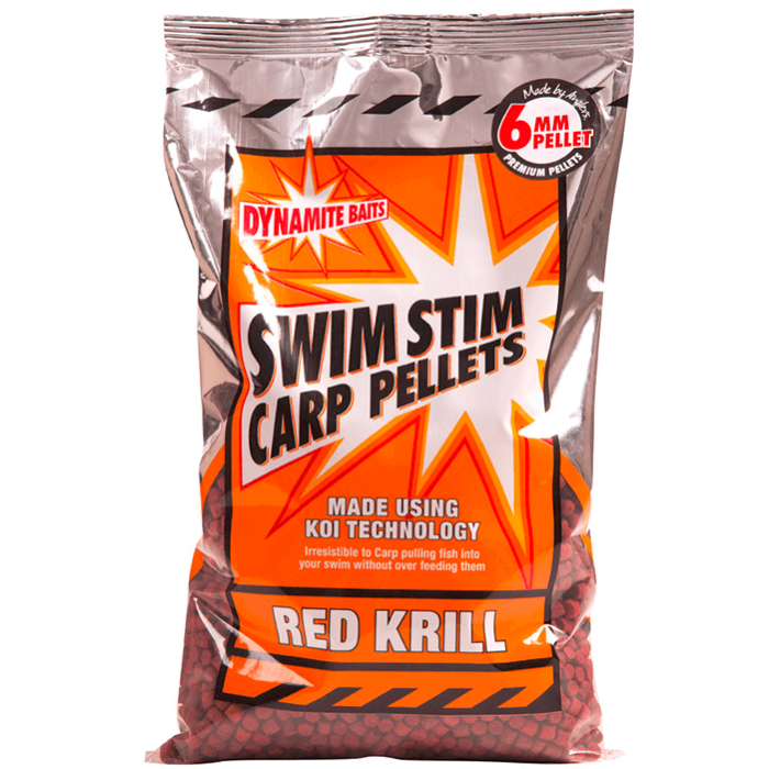 Pellet zanętowy Dynamite Baits 6mm - Red Krill 900g