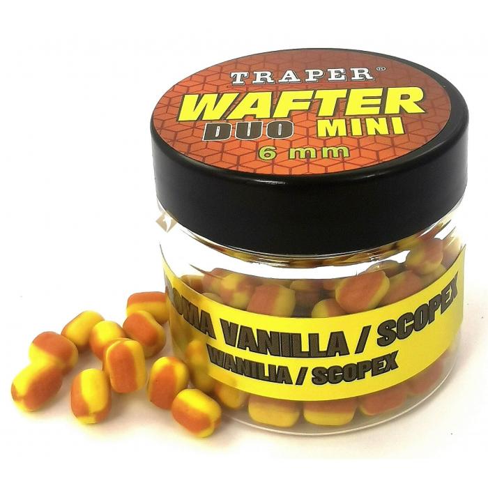 Dumbels Traper Duo Mini Wafters 6mm - Vanilla / Scopex