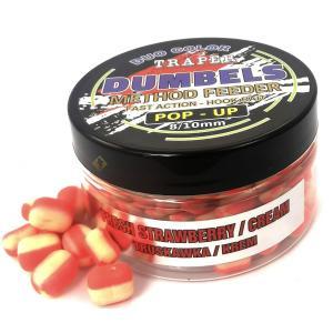 Dumbels Traper Duo Pop-up 8-10mm - Jahoda / Krém