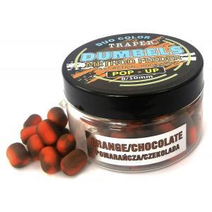 Dumbels Traper Duo Pop-up 8-10mm - Orange / Schokolade