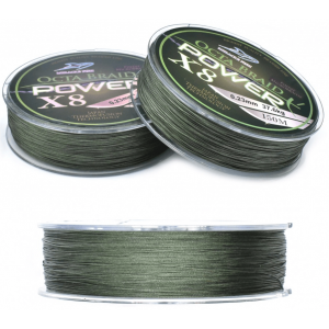 Geflochtene Schnur zum Angeln Octa Power X8 Grün 0,10mm 150m