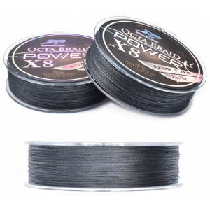 Braided Fishing Line Octa Power X8 Black 0.22mm 150m