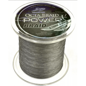 Geflochtene Schnur Octa Power X4 Schwarz 0,12mm 600m
