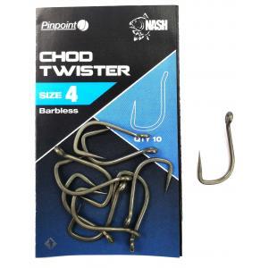 Kapr háčky Nash Chod Twister 6 bez protihrotu 10ks