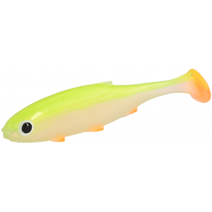 Guma na Sandacza Mikado Real Fish 8,5cm - Lime Back Płoć - 1szt