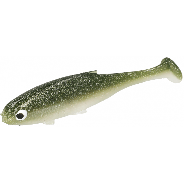 Guma na Okonia Mikado Real Fish 5cm - Olive Bleak - 1szt