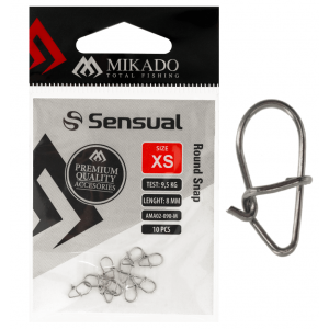 Mikado Round Snap XS Spinning Swivel 10pcs