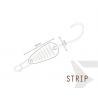 Blinkerspoon Forelle Delphin STRIP 2g Wamp