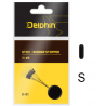 Stopery podłużne silikonowe na haczyk Delphin S