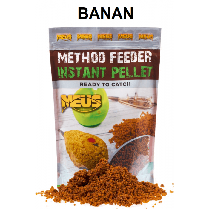 Gotowy Pellet Meus do Method Feeder 2mm - Banan 700g
