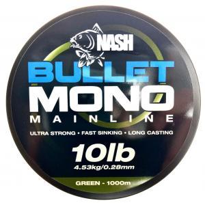 Żyłka Karpiowa Nash Bullet Mono 0,28mm 1000m zielona