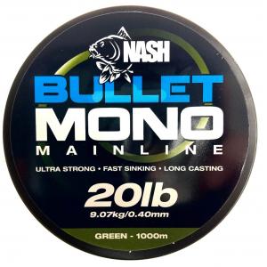 Żyłka Karpiowa Nash Bullet Mono 0,40mm 1000m zielona