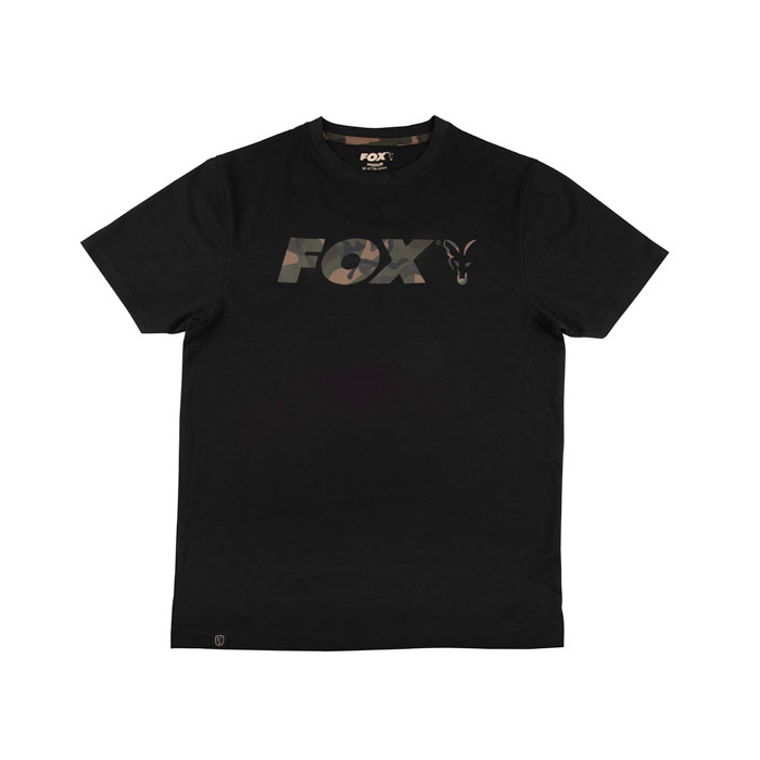 Koszulka FOX T-Shirt Black Camo Print L