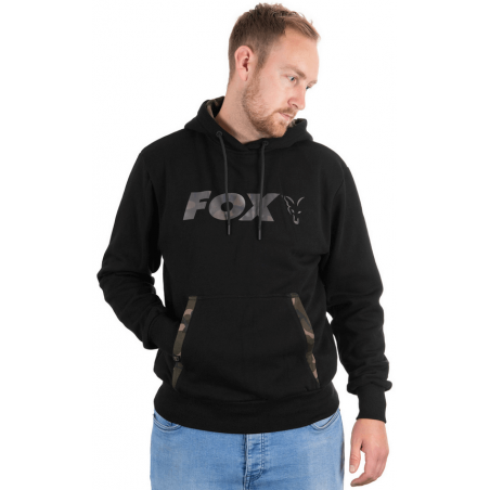 FOX Bluza Black / Camo Hoody XL