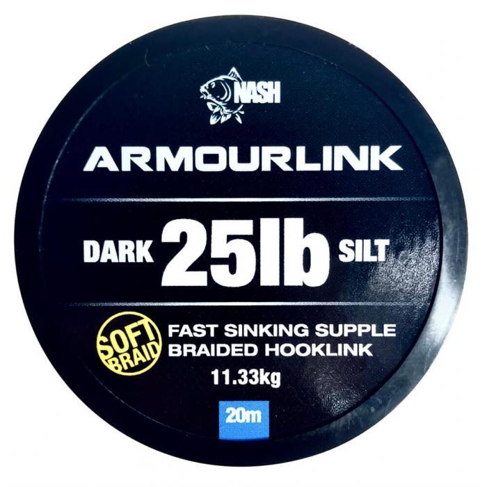 Weiches Nash Heavy Braid 25lb schwarz