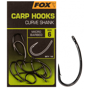 FOX CARP Háčky Curve Shank 4 Kaprové háčky