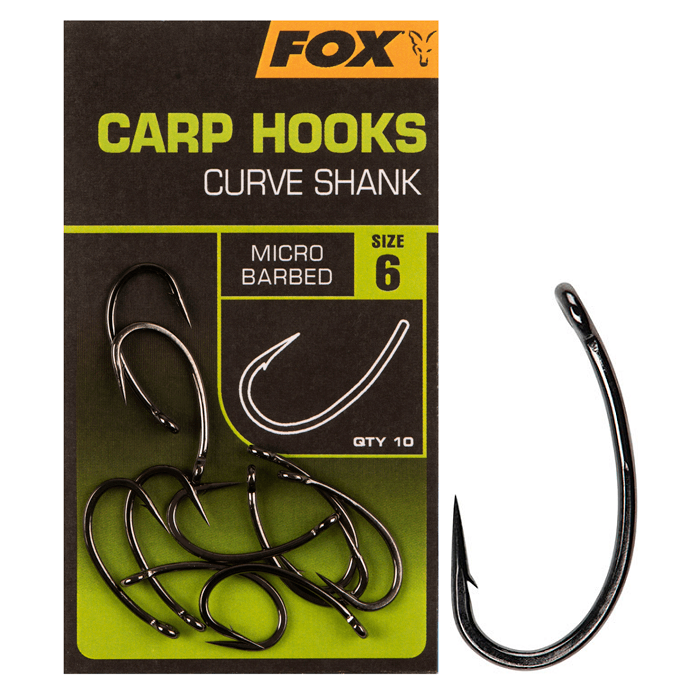 Haki karpiowe FOX CARP Hooks Curve Shank 4