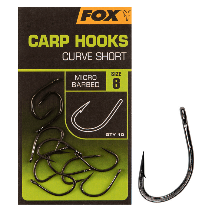 Haki karpiowe FOX CARP Hooks Curve Shank Short 4