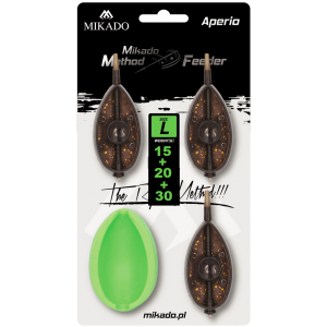 Mikado Mikado Method Feeder Aperio L 15+20+30g + Mould Set