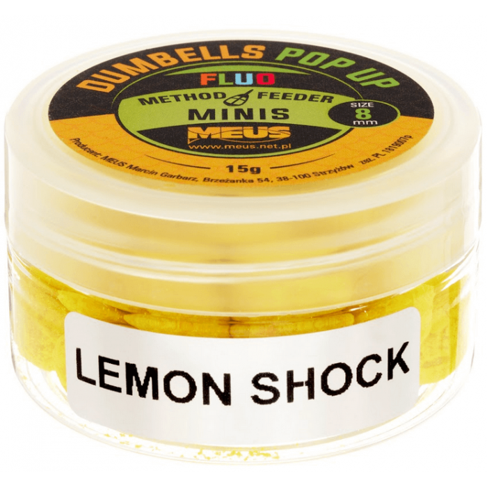 Przynęta Meus Dumbells Fluo Pop Up 8mm Lemon Shock Minis